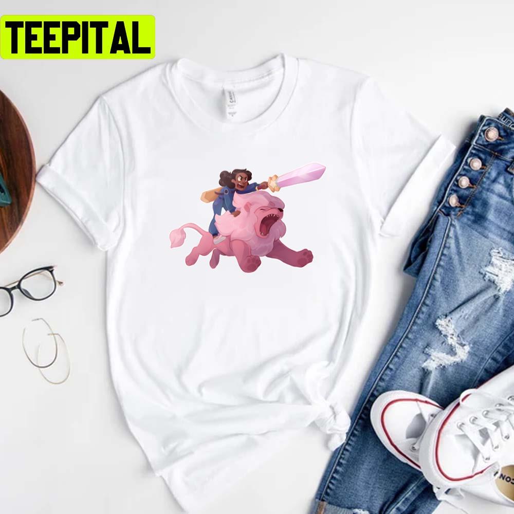Connie And Lion Steven Universe Unisex T-Shirt Connie And Lion Steven Universe Unisex T-Shirt