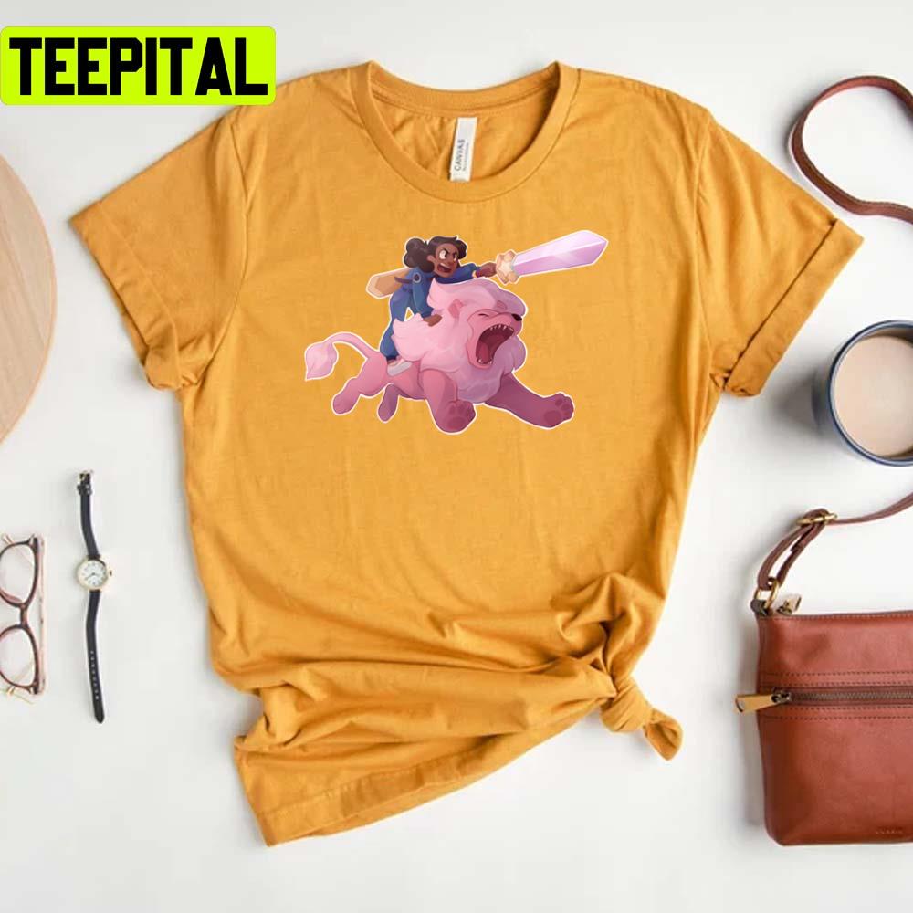 Connie And Lion Steven Universe Unisex T-Shirt Connie And Lion Steven Universe Unisex T-Shirt