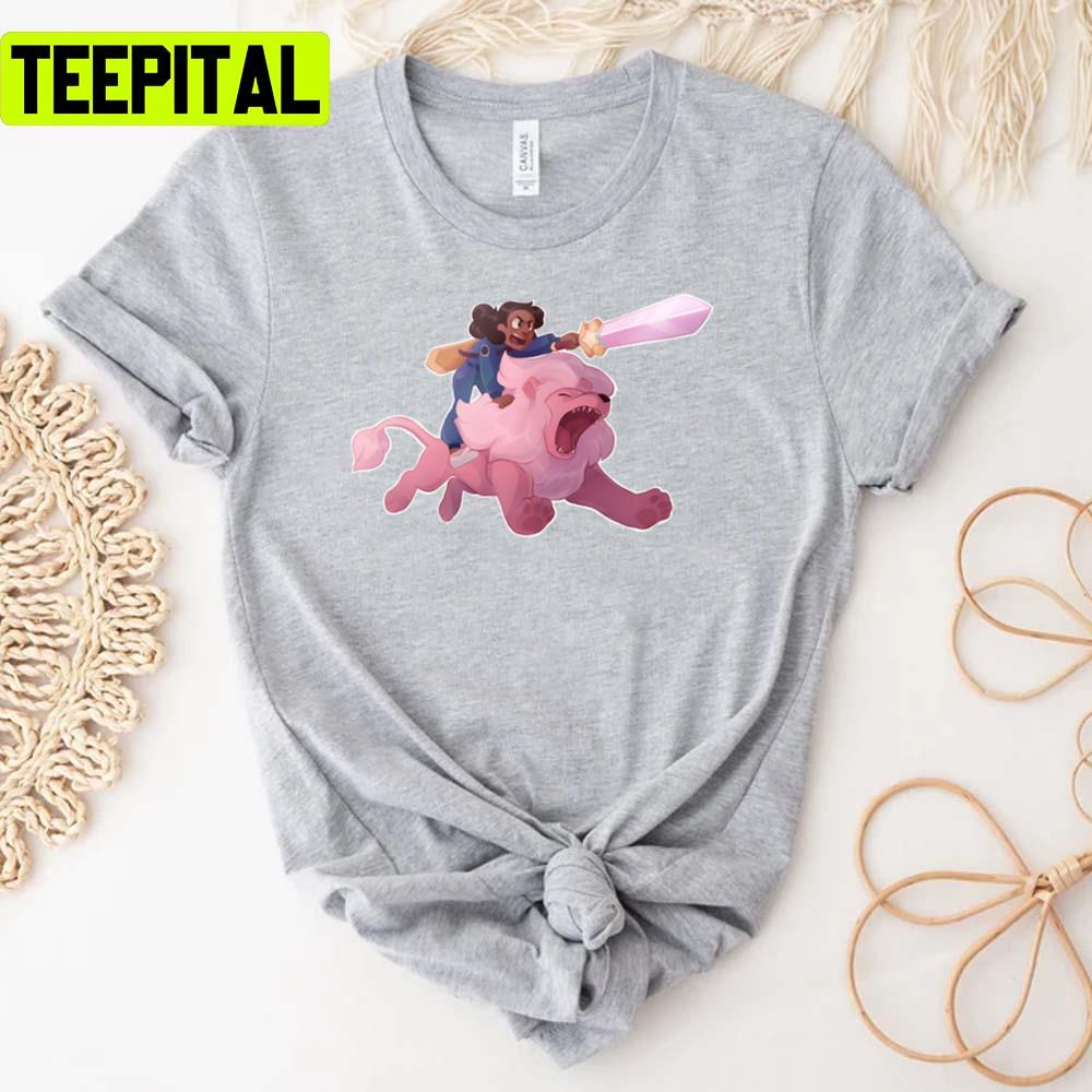 Connie And Lion Steven Universe Unisex T-Shirt Connie And Lion Steven Universe Unisex T-Shirt