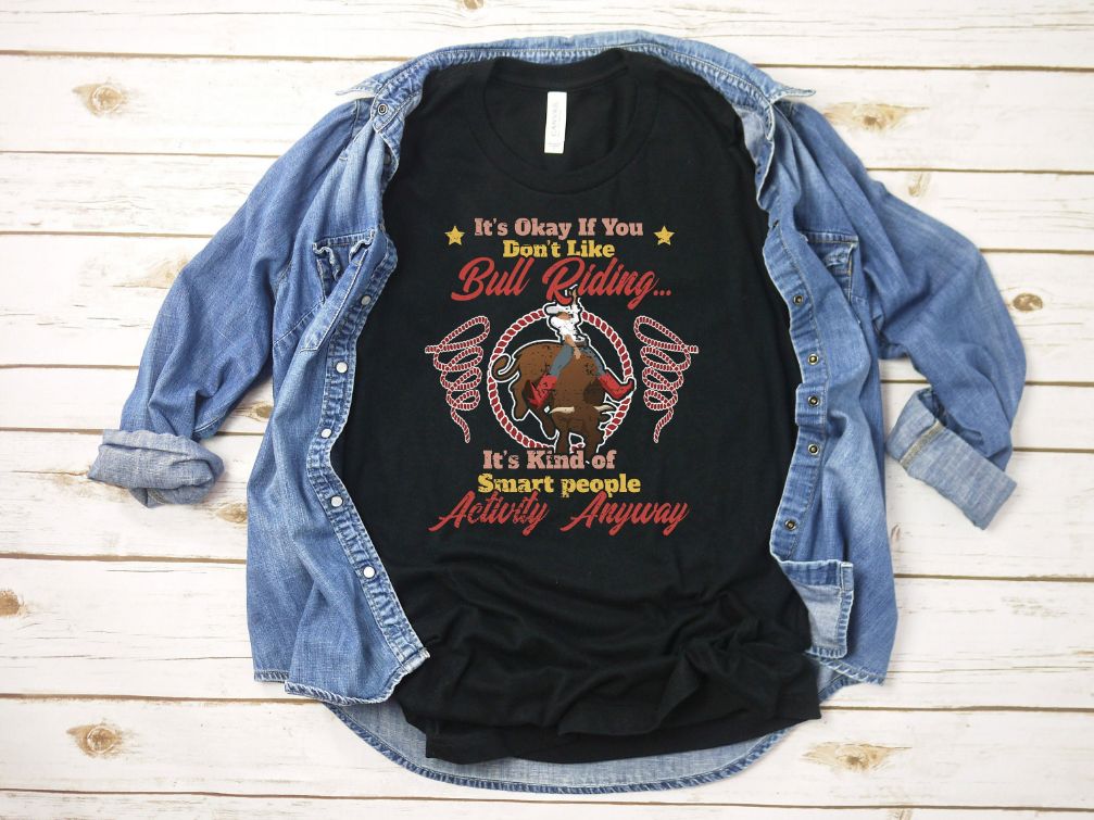 Cool Retro Bull Riding Rodeo Lover Bull Rider Country Cowboy Cowgirl T-Shirt Cool Retro Bull Riding Rodeo Lover Bull Rider Country Cowboy Cowgirl T-Shirt