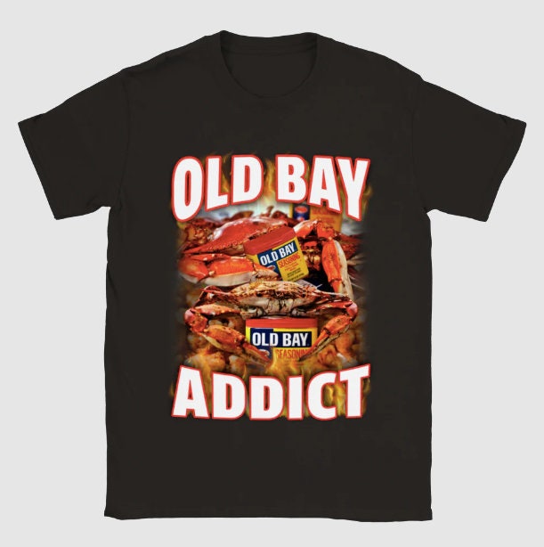 Crab Fire Ultimate Old Bay Addict Vintage Unisex T-Shirt Crab Fire Ultimate Old Bay Addict Vintage Unisex T-Shirt