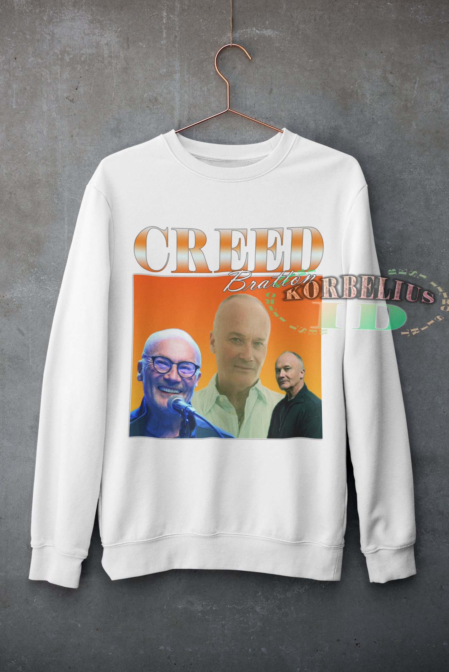 Creed Bratton Inspired 90s Retro Portrait Unisex Sweatshirt Creed Bratton Inspired 90s Retro Portrait Unisex Sweatshirt