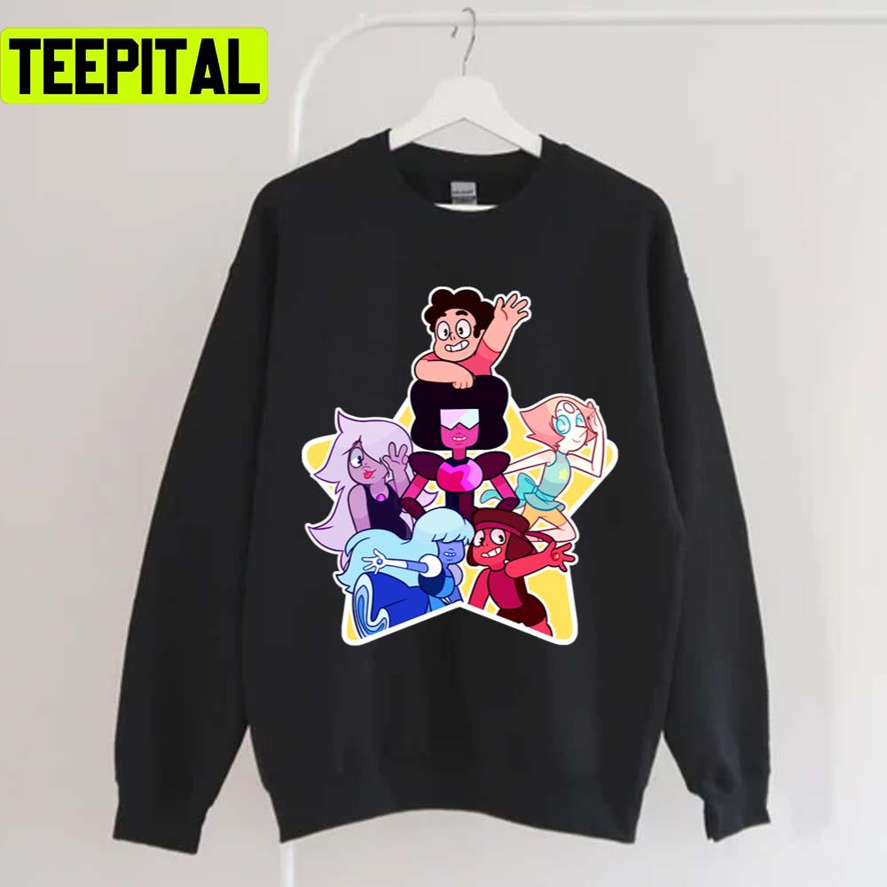 Crystal Gems Steven Universe Unisex T-Shirt Crystal Gems Steven Universe Unisex T-Shirt