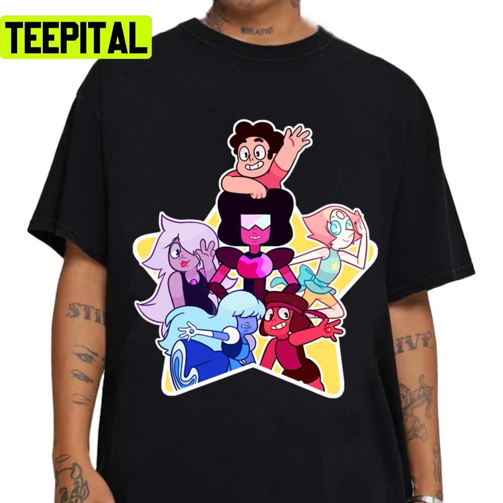 Crystal Gems Steven Universe Unisex T-Shirt Crystal Gems Steven Universe Unisex T-Shirt