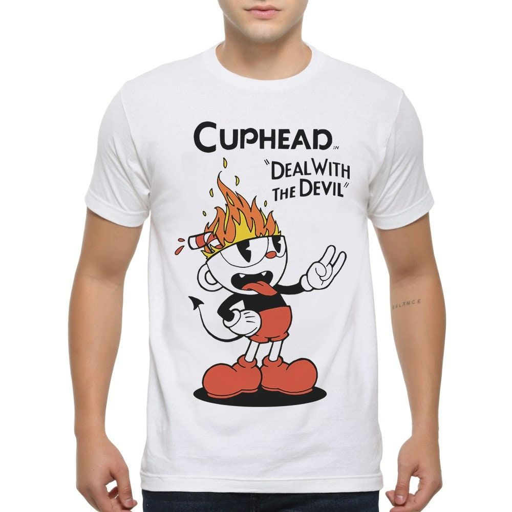 Cuphead Deal with The Devil T-Shirt Cuphead Deal with The Devil T-Shirt