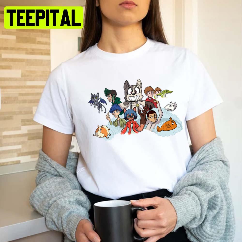 Cute Characters In Scissor Seven Unisex T-Shirt Cute Characters In Scissor Seven Unisex T-Shirt