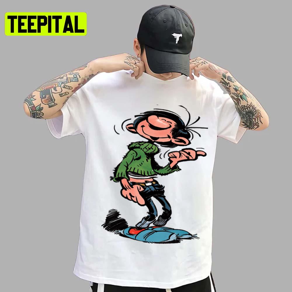 Cute Cop In Gaston Lagaffe Unisex T-Shirt Cute Cop In Gaston Lagaffe Unisex T-Shirt