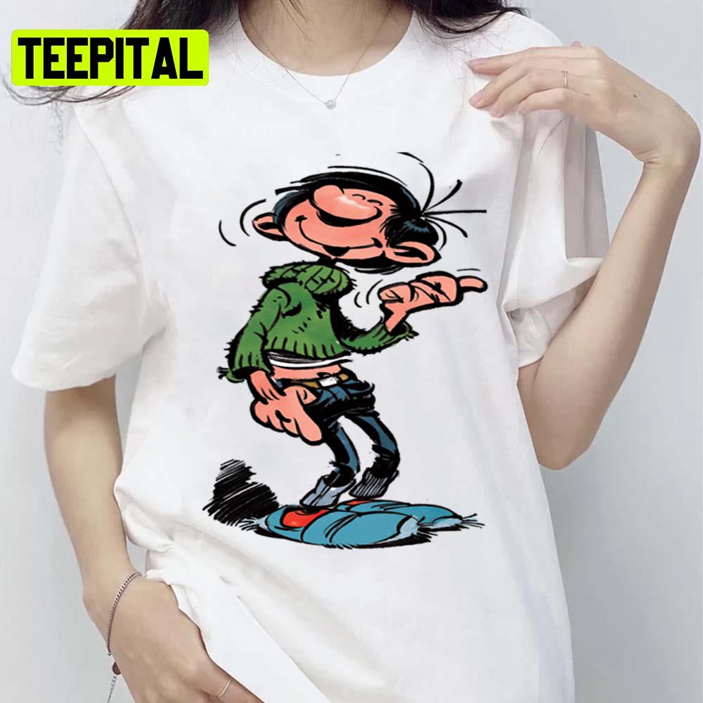 Cute Cop In Gaston Lagaffe Unisex T-Shirt Cute Cop In Gaston Lagaffe Unisex T-Shirt