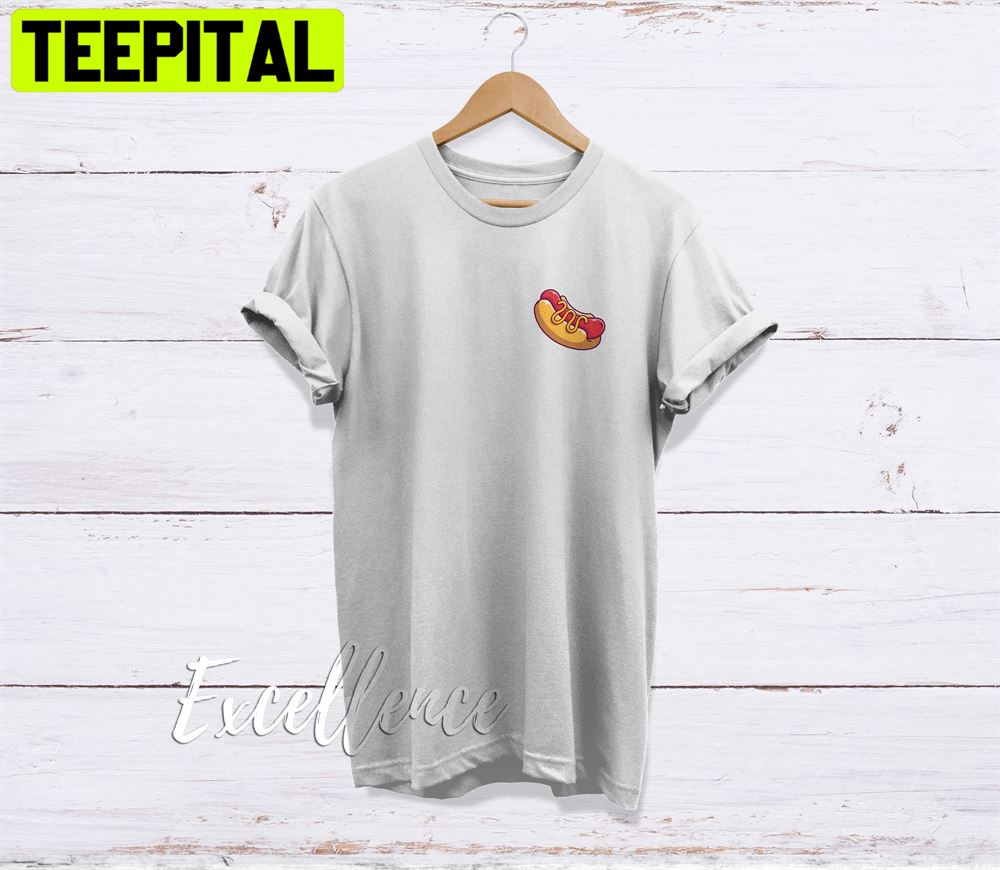 Cute Hot Dog Unisex T-Shirt Cute Hot Dog Unisex T-Shirt