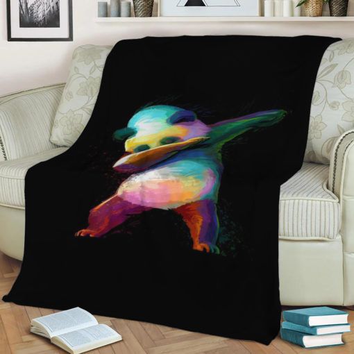 Dabbing Panda Fleece Blanket Throw Blanket Gift Dabbing Panda Fleece Blanket Throw Blanket Gift