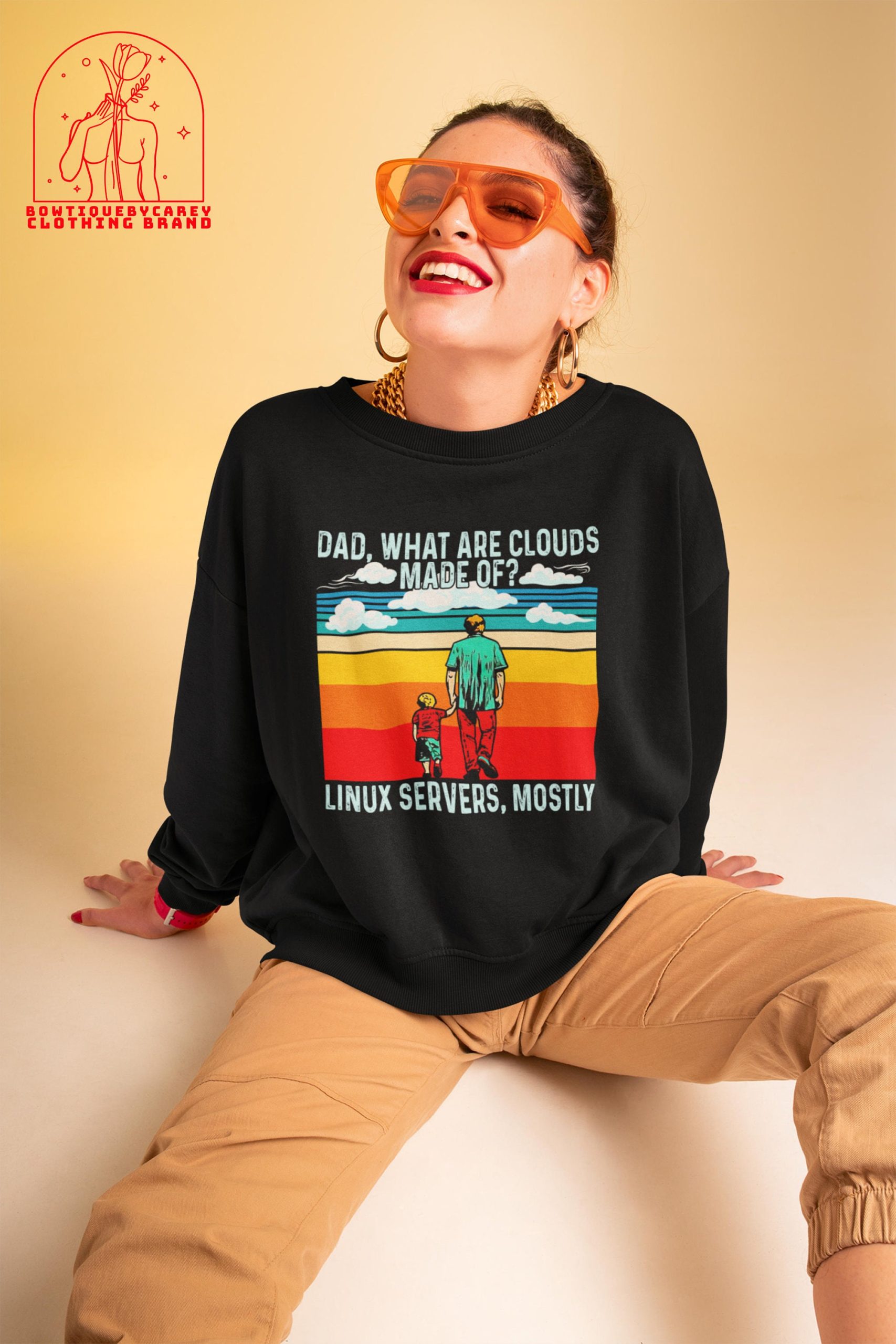Dad What Are Clouds Made Of Linux Servers Mostly Unisex T-Shirt Dad What Are Clouds Made Of Linux Servers Mostly Unisex T-Shirt