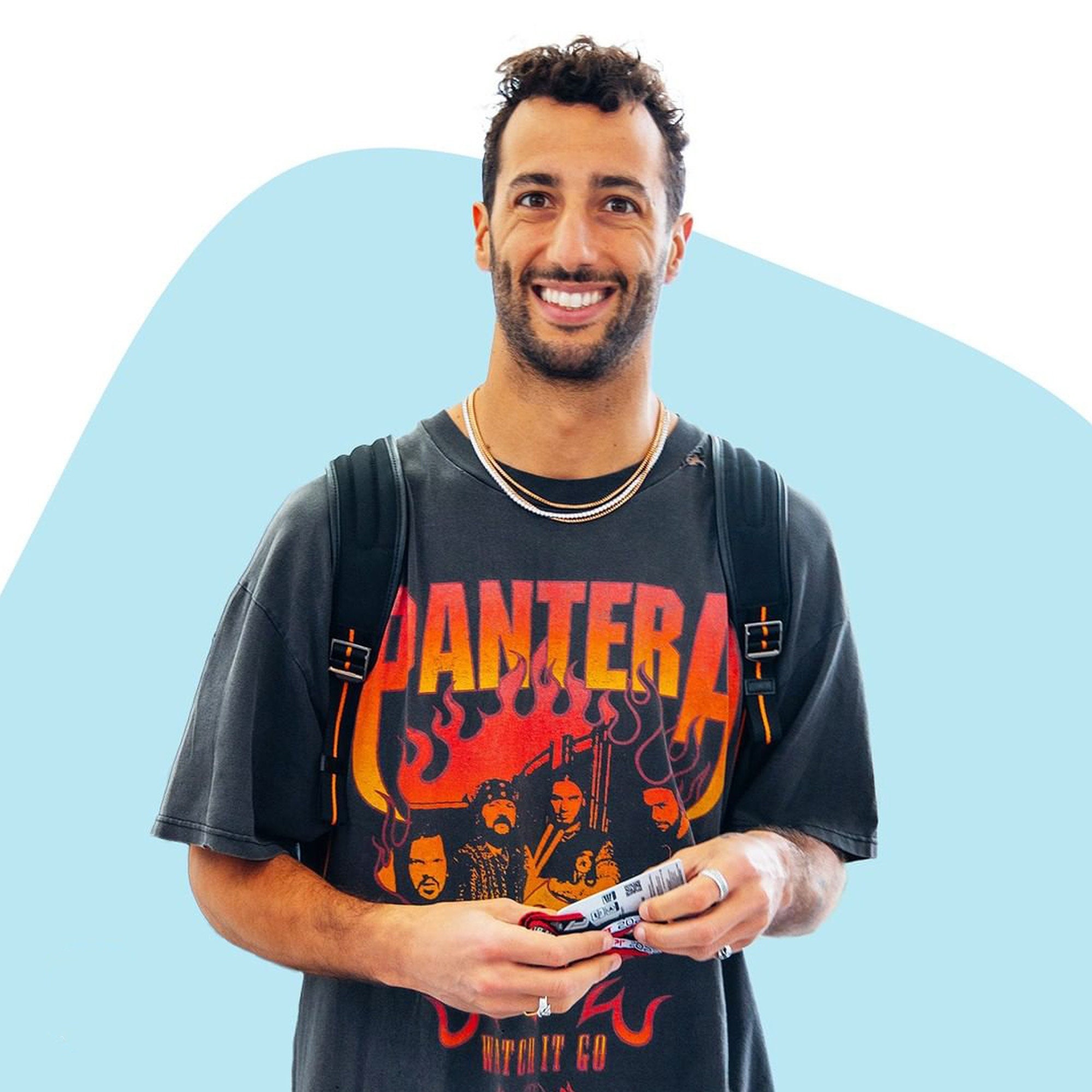 Daniel Ricciardo Vintage 1997 Pantera Watch It Go Unisex T-Shirt Daniel Ricciardo Vintage 1997 Pantera Watch It Go Unisex T-Shirt