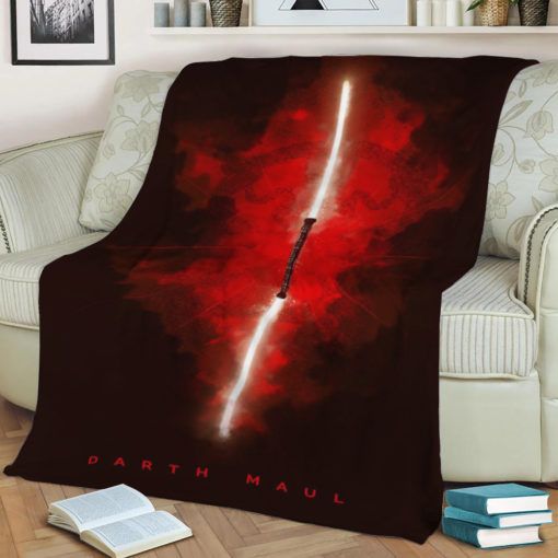 Darth Maul Star Wars Fleece Blanket Throw Blanket Gift Darth Maul Star Wars Fleece Blanket Throw Blanket Gift