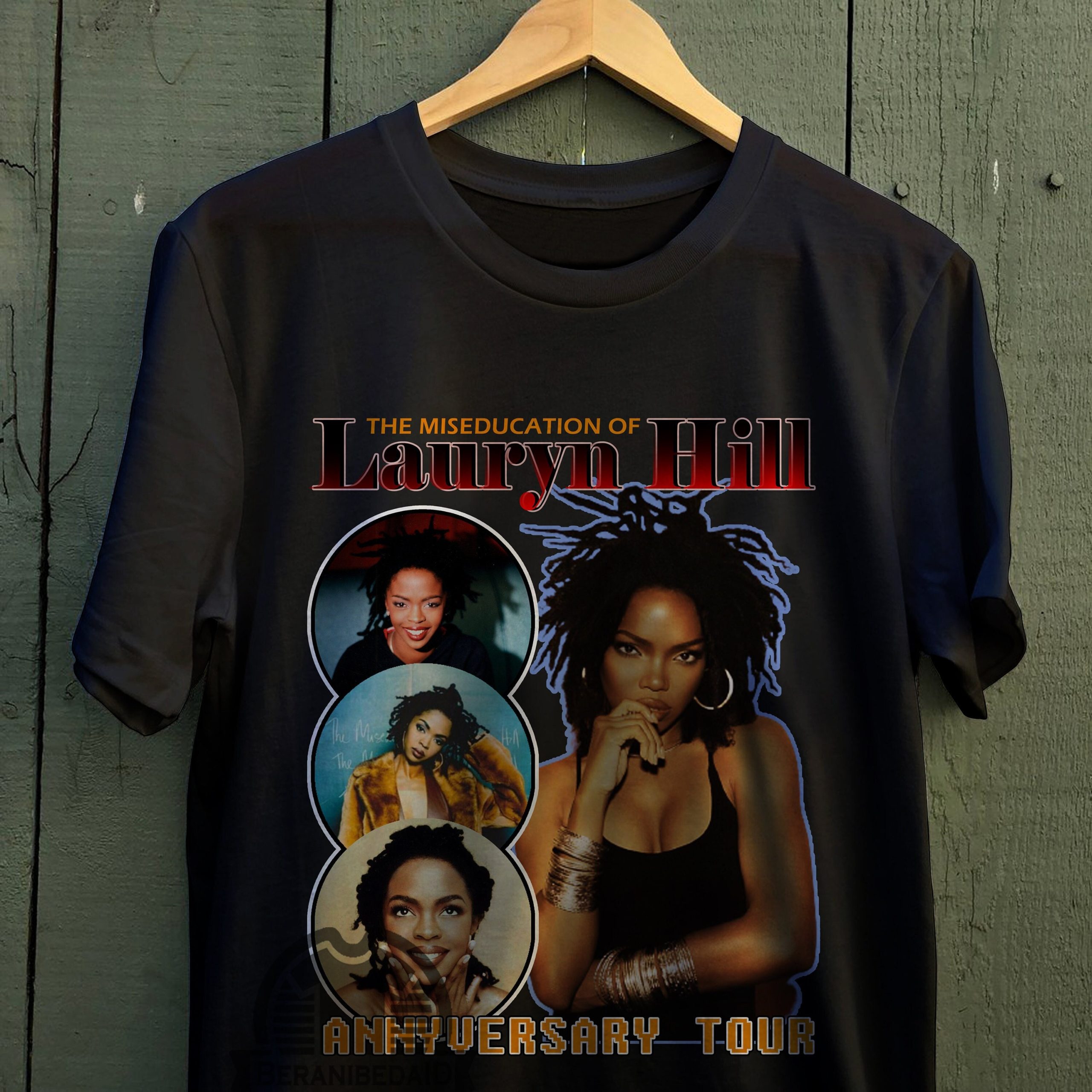 Day Lauryn Hills Classic Retro Portrait Unisex T-Shirt Day Lauryn Hills Classic Retro Portrait Unisex T-Shirt