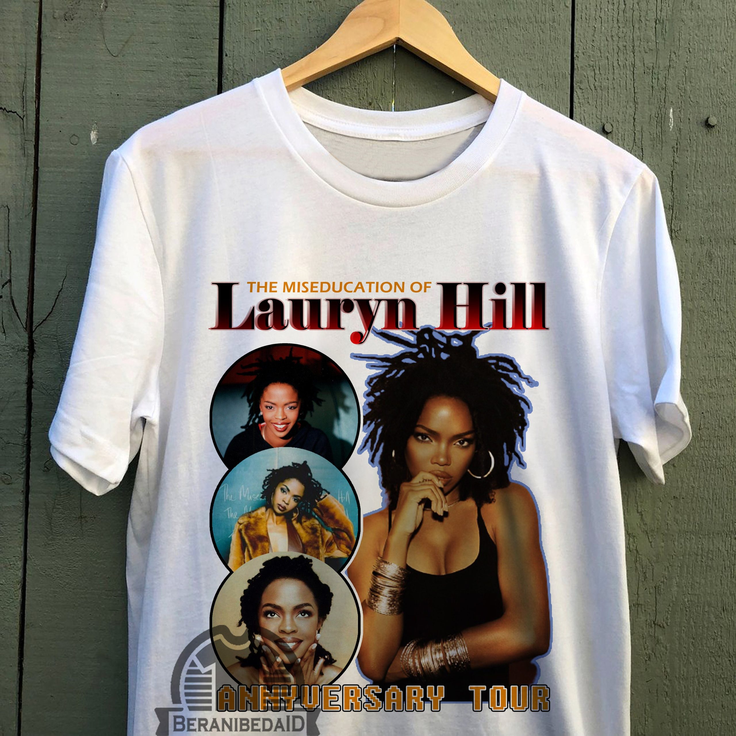 Day Lauryn Hills Classic Retro Portrait Unisex T-Shirt Day Lauryn Hills Classic Retro Portrait Unisex T-Shirt