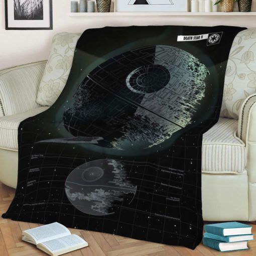 Death Star Ii Fleece Blanket Throw Blanket Gift Death Star Ii Fleece Blanket Throw Blanket Gift