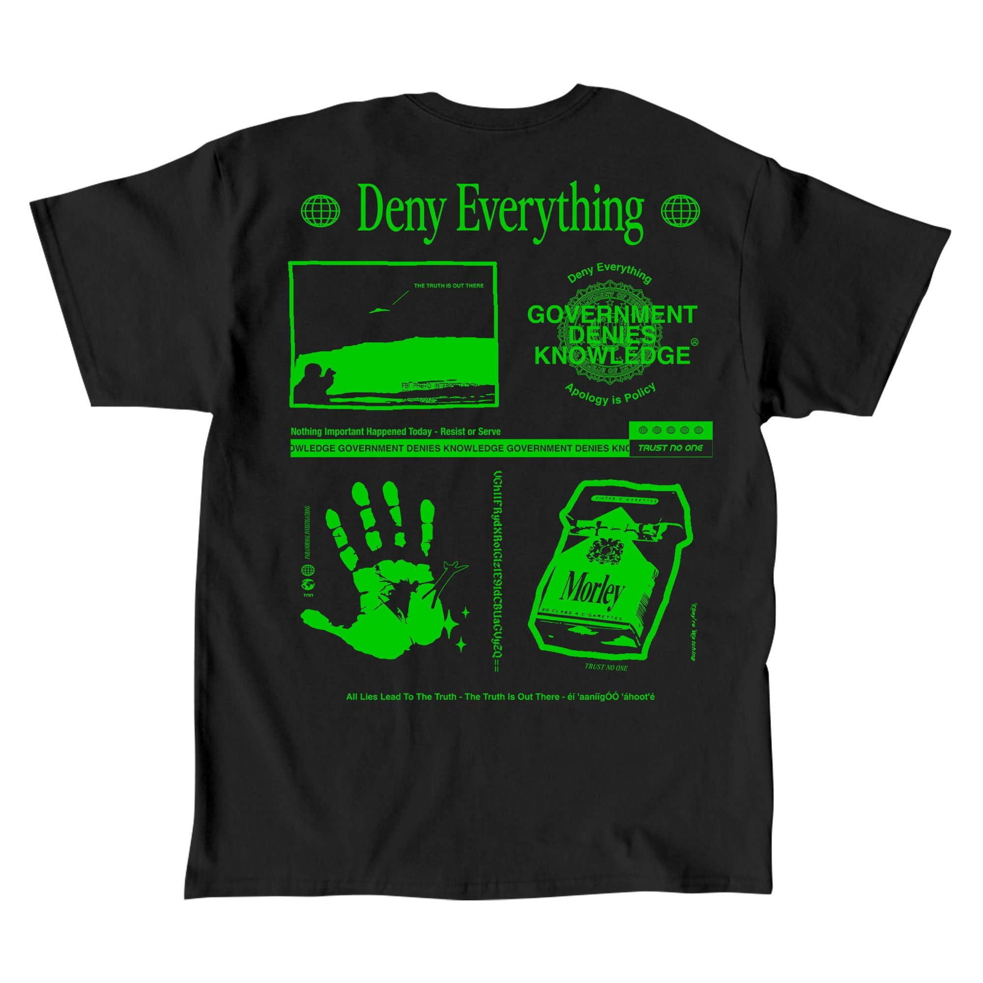 Deny Everything X-Files Unisex T-Shirt Deny Everything X-Files Unisex T-Shirt