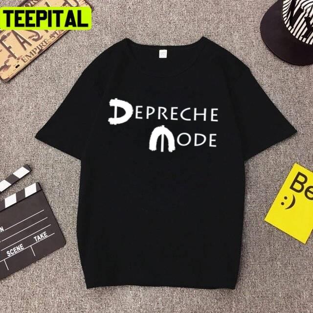 Depreche Mode 2 Stacked Reversed Illustration Unisex T-Shirt Depreche Mode 2 Stacked Reversed Illustration Unisex T-Shirt