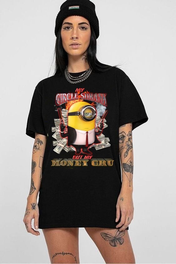 Despicable Grindset Minions My Circle Shrank But My Money Cru Minions The Rise Of Gru Unisex T-Shirt Despicable Grindset Minions My Circle Shrank But My Money Cru Minions The Rise Of Gru Unisex T-Shirt