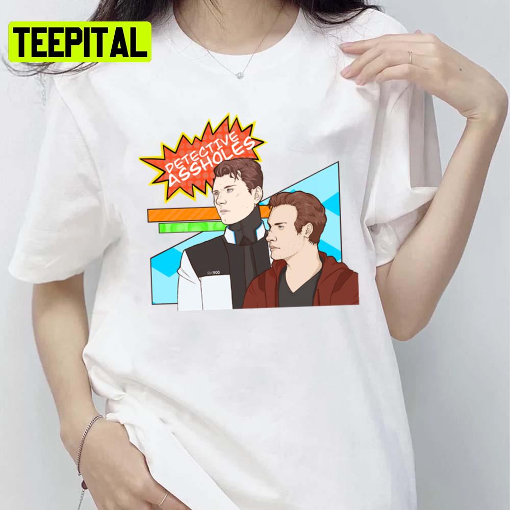 Det As And Det Tincan Android Gavin Reed Colored Design Unsex T-Shirt Det As And Det Tincan Android Gavin Reed Colored Design Unsex T-Shirt