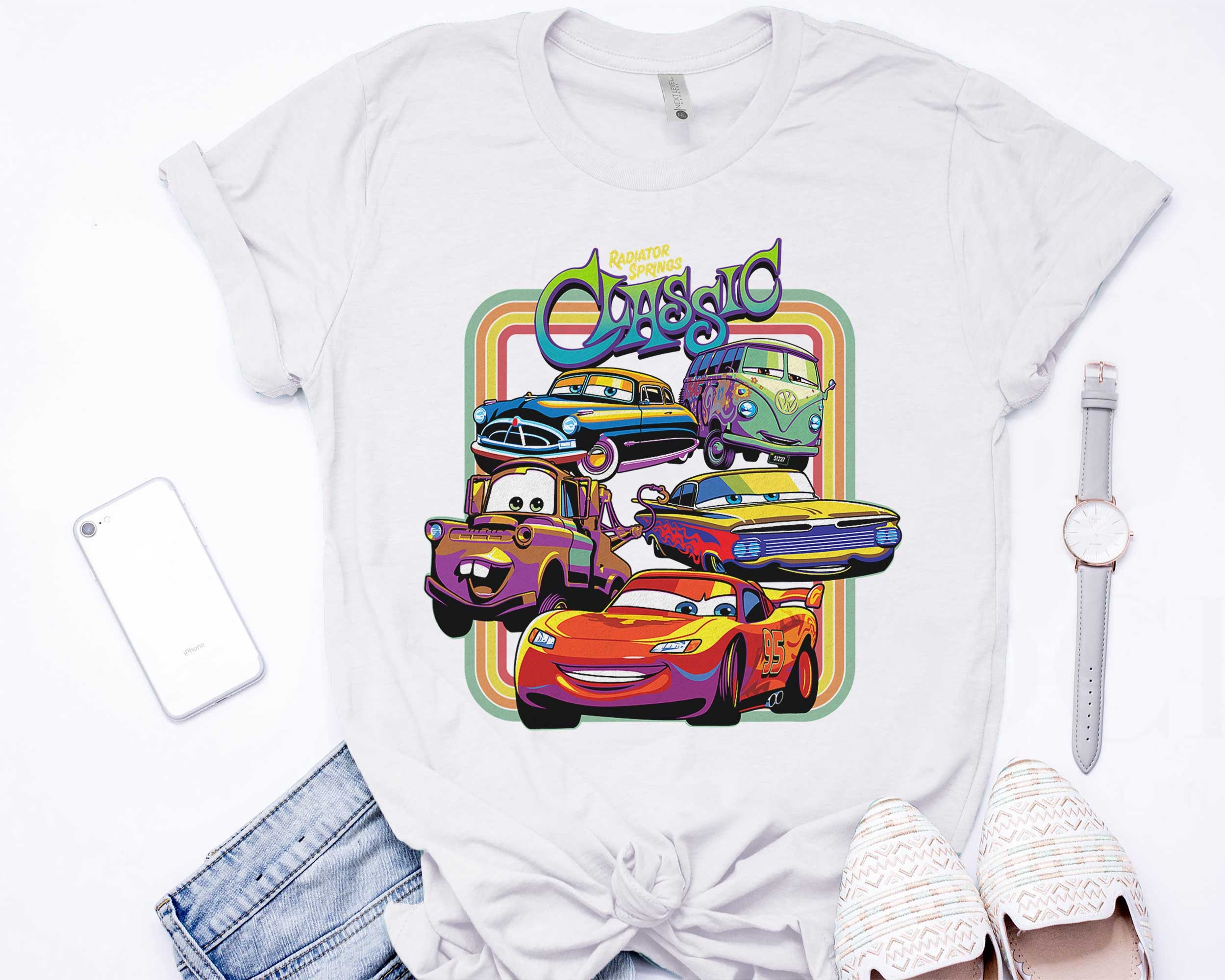 Disney Pixar Cars Radiator Springs Cars Fillmore Cars Pixar Car Disney Unisex T-Shirt Disney Pixar Cars Radiator Springs Cars Fillmore Cars Pixar Car Disney Unisex T-Shirt