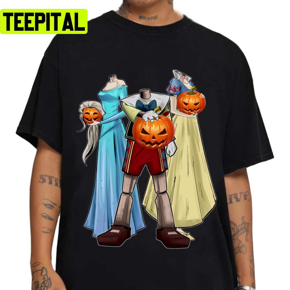 Disneys Princess Happy Halloween Unisex T-Shirt Disneys Princess Happy Halloween Unisex T-Shirt