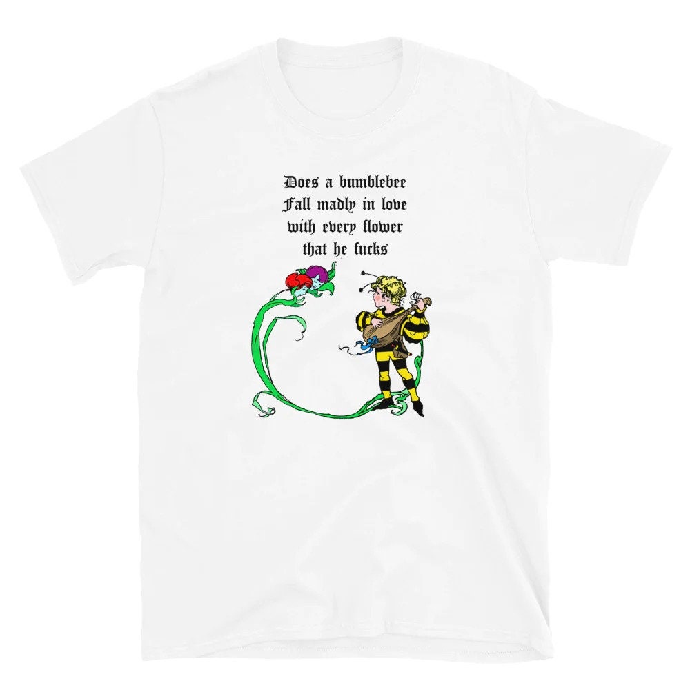 Does A Bumblebee Fall Madly In Love Boys Unisex T-Shirt Does A Bumblebee Fall Madly In Love Boys Unisex T-Shirt