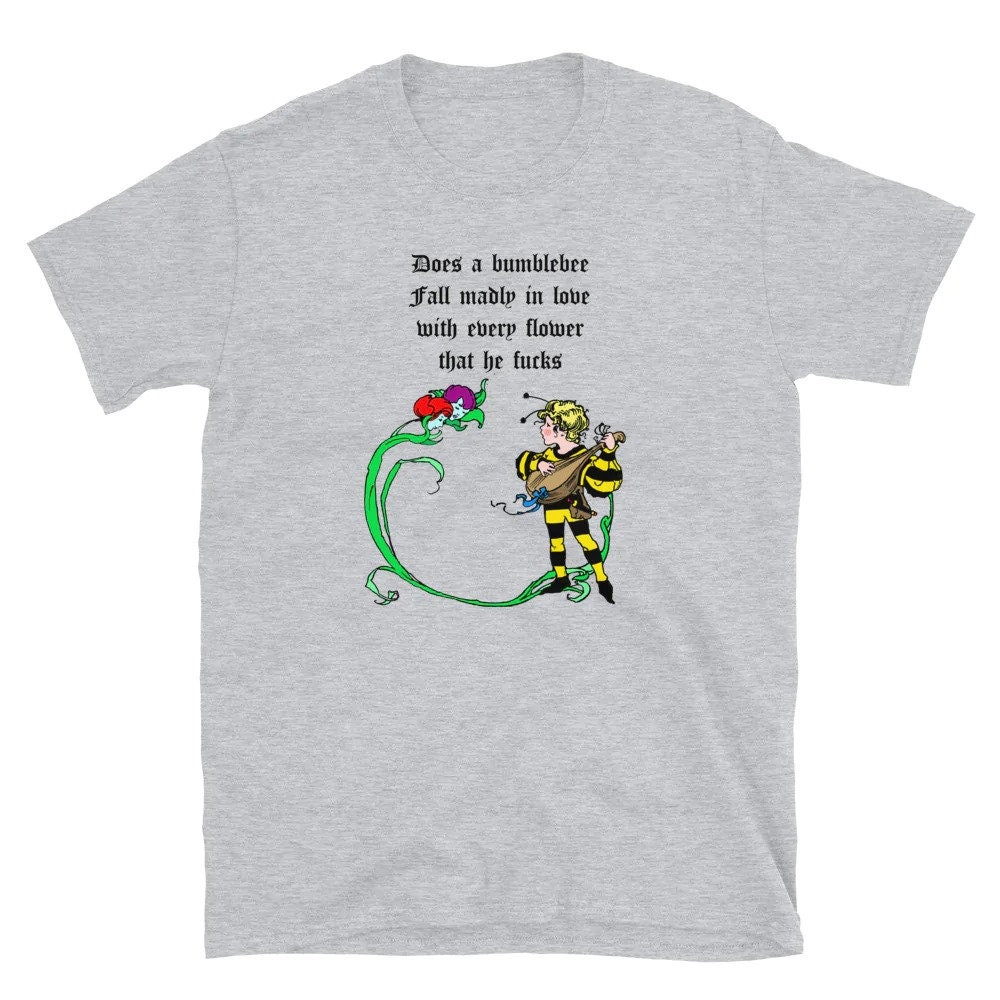 Does A Bumblebee Fall Madly In Love Boys Unisex T-Shirt Does A Bumblebee Fall Madly In Love Boys Unisex T-Shirt