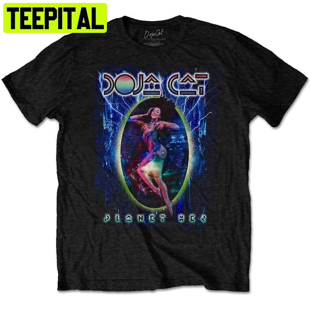 Doja Cat Planet Her Retro Unisex T-Shirt Doja Cat Planet Her Retro Unisex T-Shirt