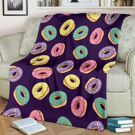 Donut Bestseller Fleece Blanket Throw Blanket Gift Donut Bestseller Fleece Blanket Throw Blanket Gift