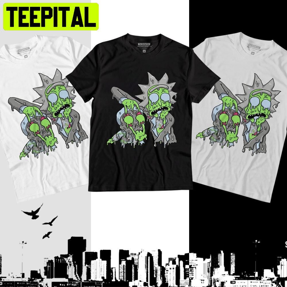 Dripping Rick And Morty Green Bean 5s Unisex T-Shirt Dripping Rick And Morty Green Bean 5s Unisex T-Shirt