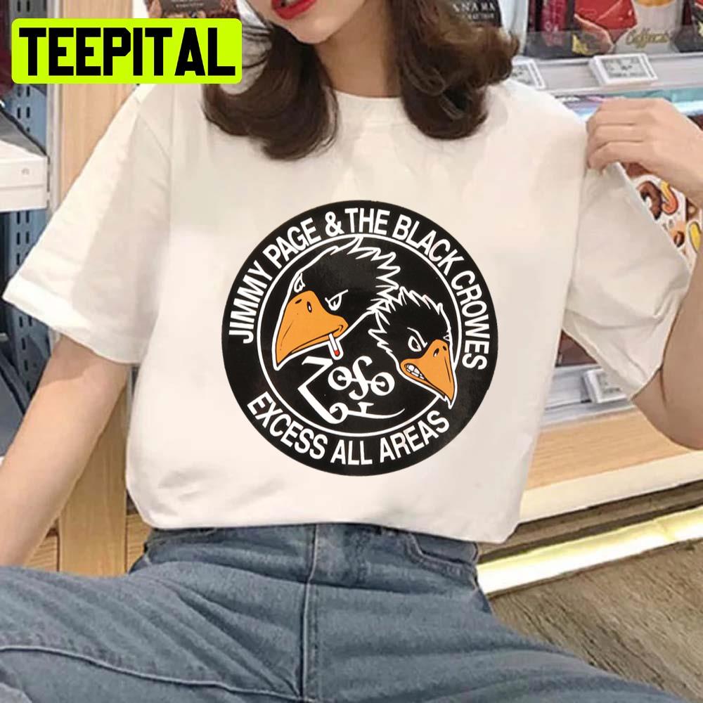 Duckes1 The Black Crowes Design Unisex T-Shirt Duckes1 The Black Crowes Design Unisex T-Shirt