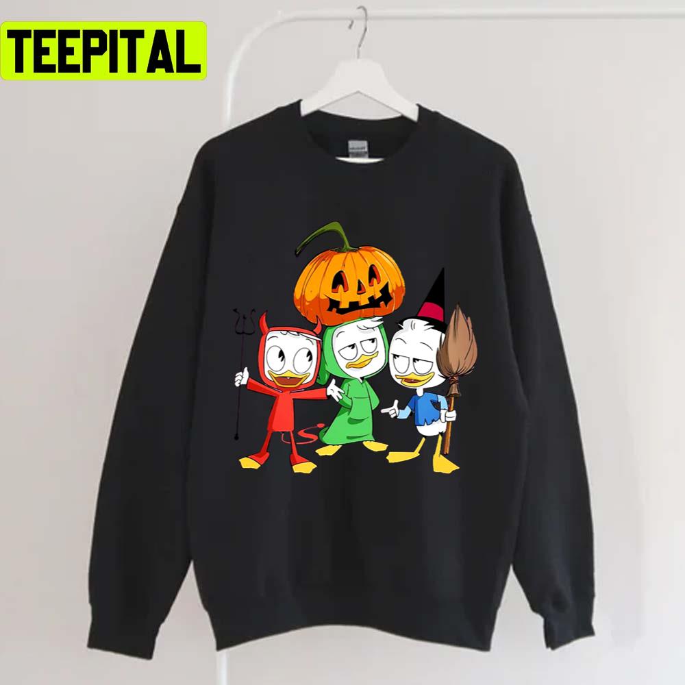 Ducktales Kids Pumpkin Design For Halloween Unisex T-Shirt Ducktales Kids Pumpkin Design For Halloween Unisex T-Shirt