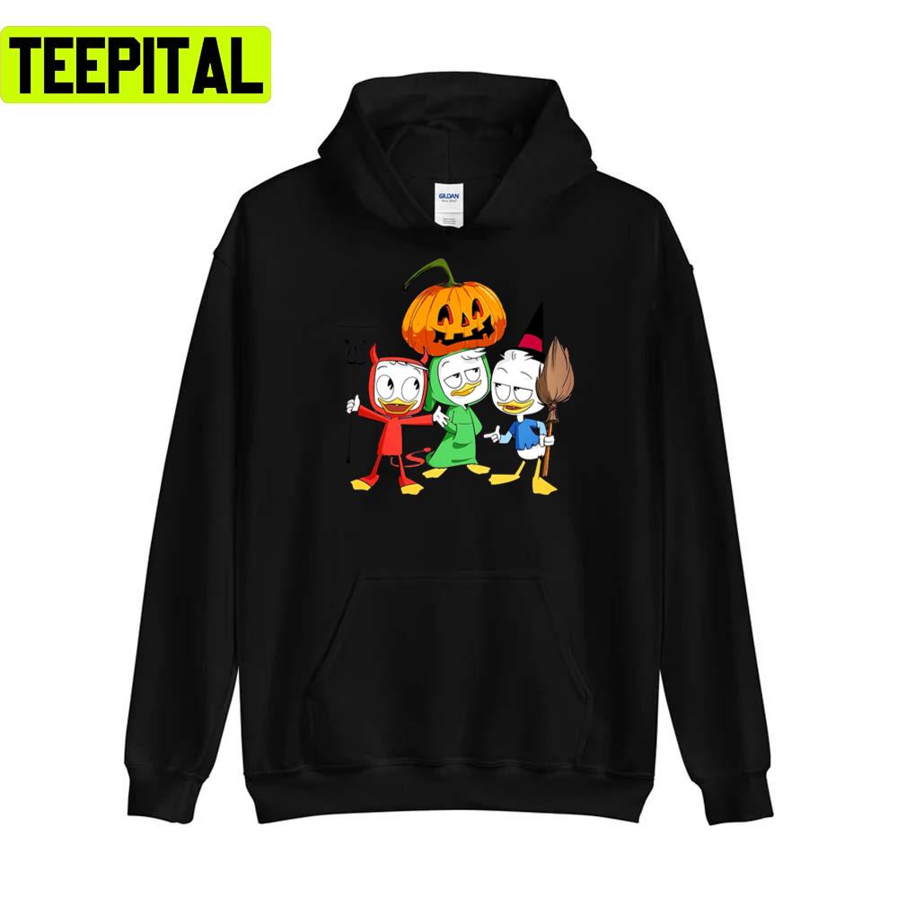 Ducktales Kids Pumpkin Design For Halloween Unisex T-Shirt Ducktales Kids Pumpkin Design For Halloween Unisex T-Shirt