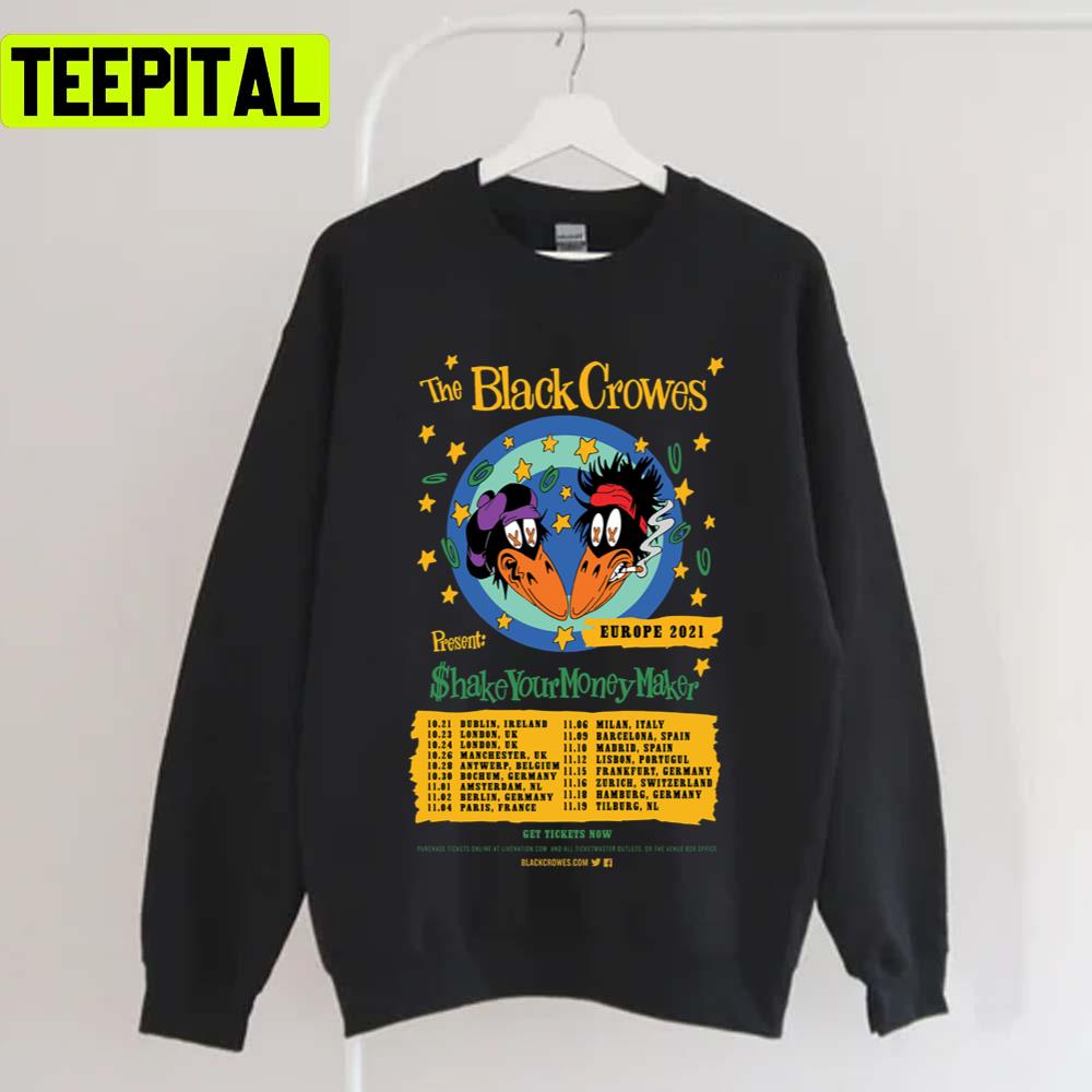 Duo 2022 The Black Crowes Design Unisex T-Shirt Duo 2022 The Black Crowes Design Unisex T-Shirt