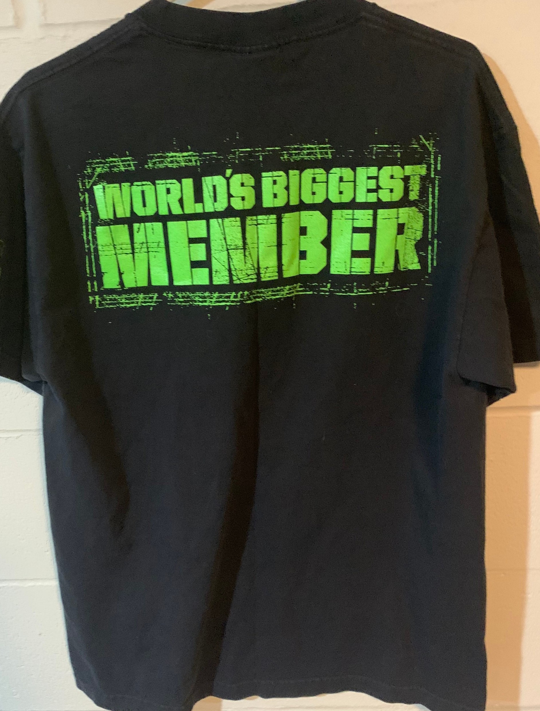 Dx Army World’s Biggest Member Wwe Wrestling Black Men’s Large T-Shirt Dx Army World’s Biggest Member Wwe Wrestling Black Men’s Large T-Shirt