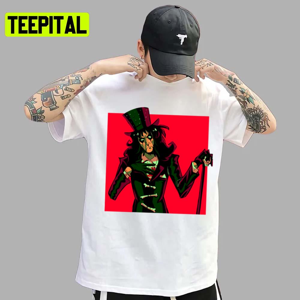 Fan Art Animated Alice Cooper Unisex T-Shirt Fan Art Animated Alice Cooper Unisex T-Shirt