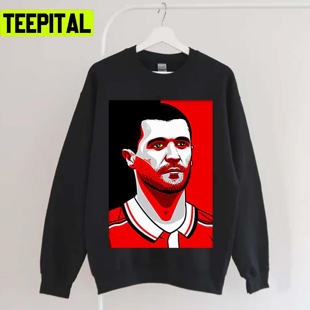 Fan Art Portrait Roy Keane Unisex T-Shirt Fan Art Portrait Roy Keane Unisex T-Shirt