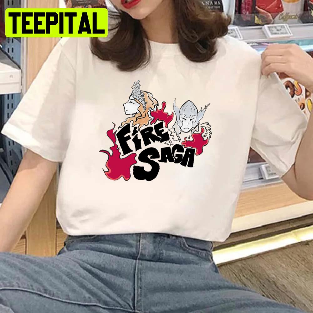 Fire Saga Eurovision Animated Art Unisex T-Shirt Fire Saga Eurovision Animated Art Unisex T-Shirt