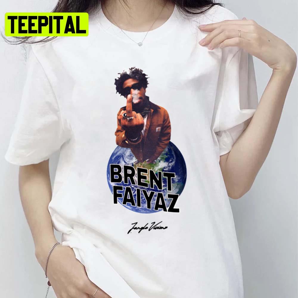 Fitted Brent Faiyaz Fuck The World Unisex T-Shirt Fitted Brent Faiyaz Fuck The World Unisex T-Shirt