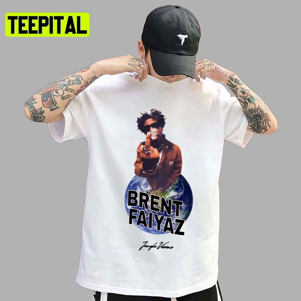 Fitted Brent Faiyaz Fuck The World Unisex T-Shirt Fitted Brent Faiyaz Fuck The World Unisex T-Shirt