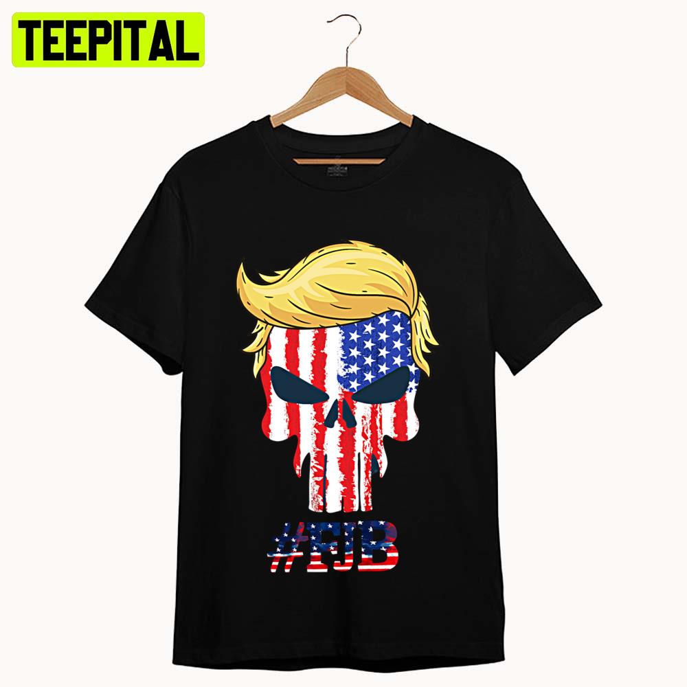 Fjb American Flag Skull Pro America Fuck Biden Unisex T-Shirt Fjb American Flag Skull Pro America Fuck Biden Unisex T-Shirt