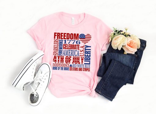 Fourth Of July Subway Art Independence Day Unisex T-Shirt
