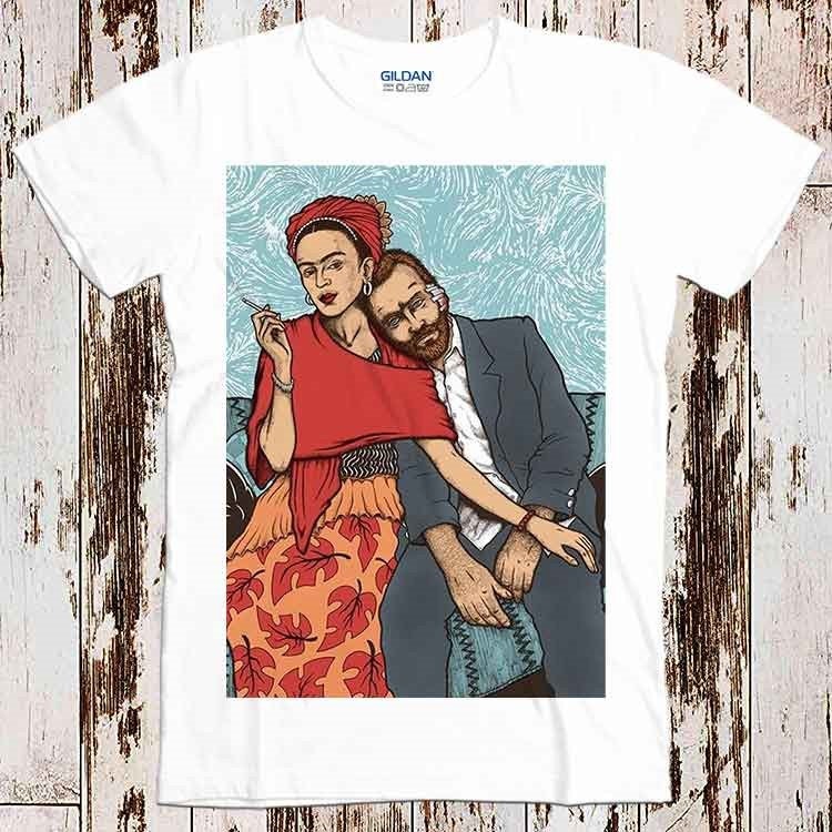Frida Kahlo And Vincent Van Gogh Unisex T-Shirt Frida Kahlo And Vincent Van Gogh Unisex T-Shirt