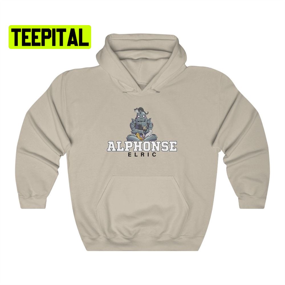 Fullmetal Alchemist Brotherhood Alpjonse Alric Unisex Hoodie Fullmetal Alchemist Brotherhood Alpjonse Alric Unisex Hoodie