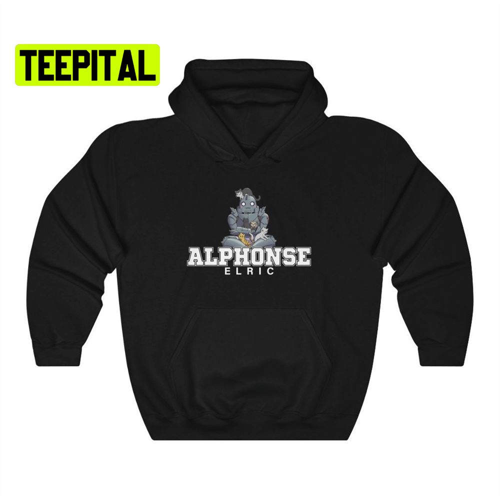 Fullmetal Alchemist Brotherhood Alpjonse Alric Unisex Hoodie Fullmetal Alchemist Brotherhood Alpjonse Alric Unisex Hoodie