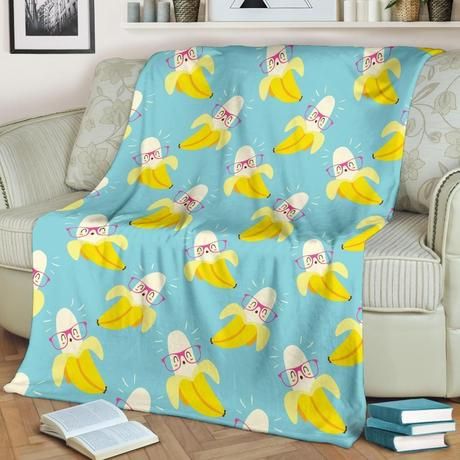 Funny Banana Bestseller Fleece Blanket Throw Blanket Gift Funny Banana Bestseller Fleece Blanket Throw Blanket Gift