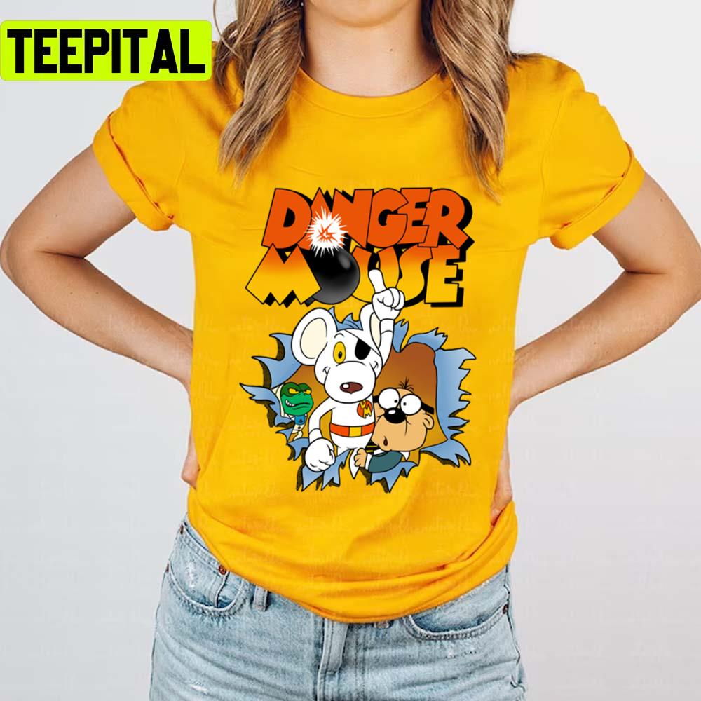 Funny Characters Danger Mouse Unisex T-Shirt Funny Characters Danger Mouse Unisex T-Shirt