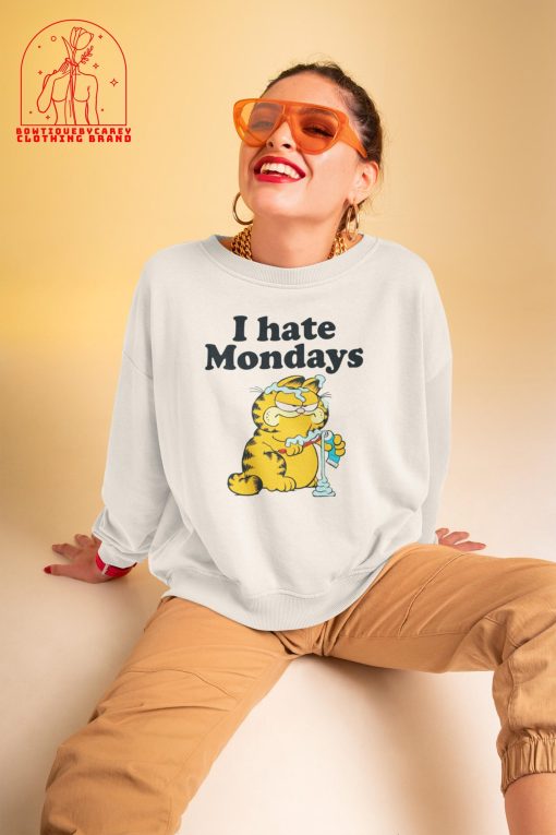 Garfield I Hate Mondays Cat Cat Lovers Kitten Garfield Unisex T-Shirt