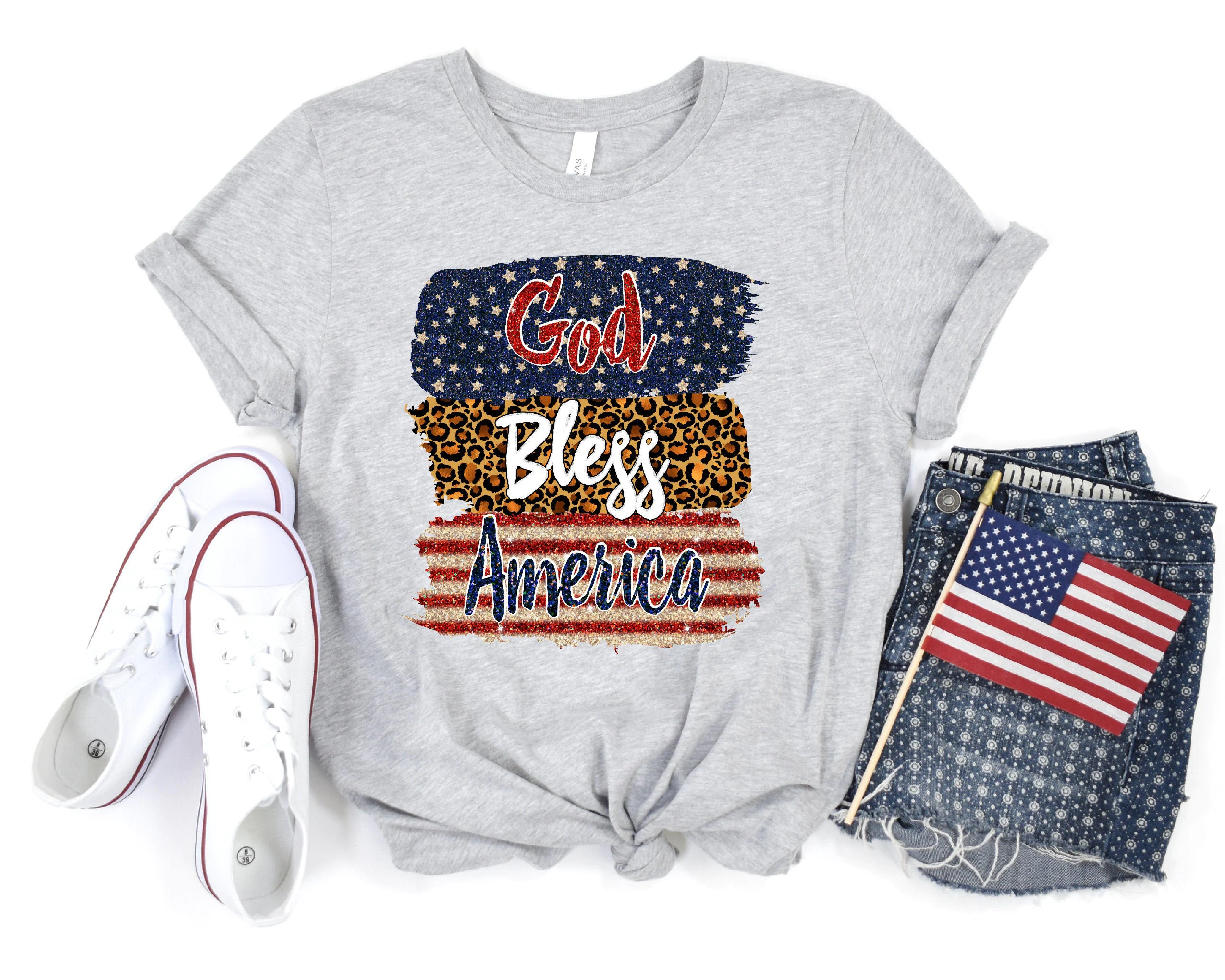 God Bless America Independence Day Unisex T-Shirt God Bless America Independence Day Unisex T-Shirt